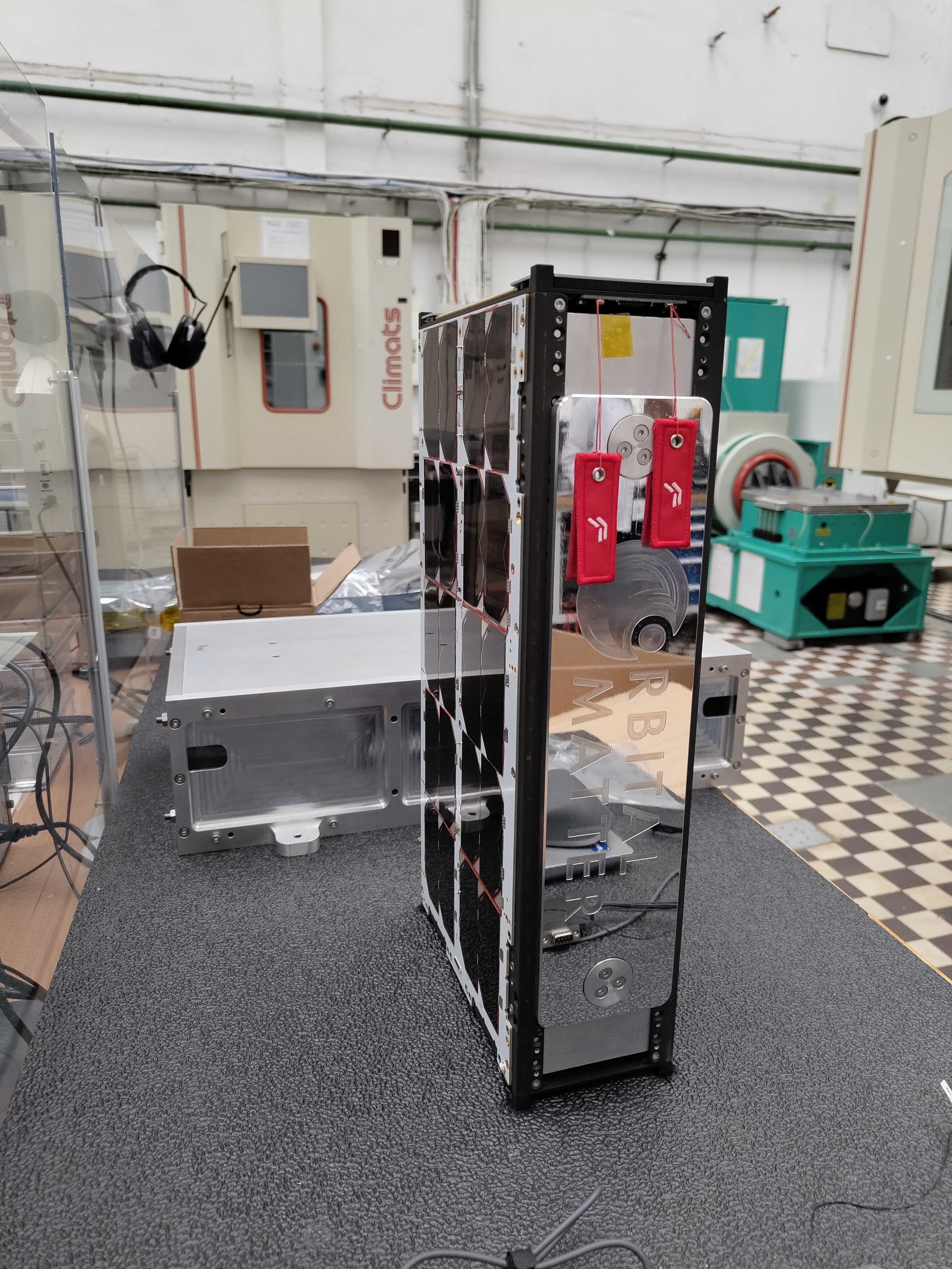 Replicator 2 satellite after vibration testing